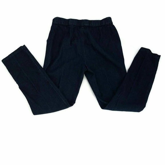 Kim Rogers Womens Straight Jeans Blue Stretch Pockets Mid Rise Denim 6 - Picture 6 of 11